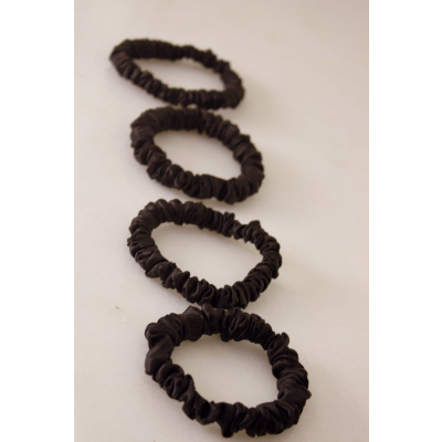Skinny Hair Scrunchies - Black