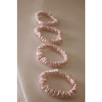 Skinny Hair Scrunchies - Pink