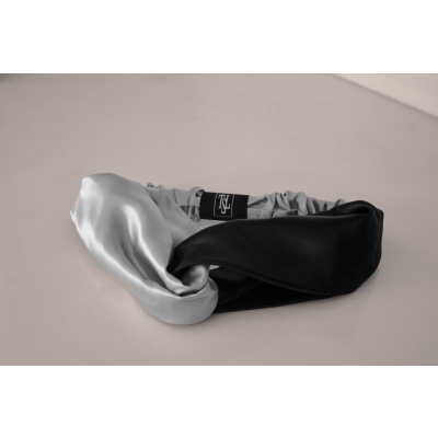 luxury Headband - Black/Silver